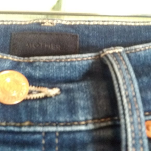 Mother Tomcat Cropped Jeans 27 Snipped in the Bud - Picture 3 of 7
